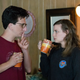 Paul Rust (left), Gillian Jacobs